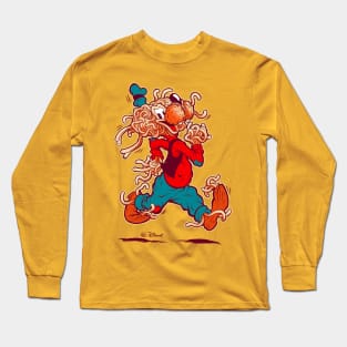 FLYING SPAGHOOFY MONSTER Long Sleeve T-Shirt